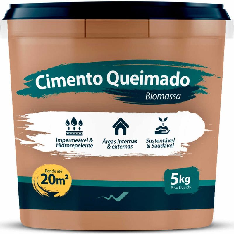 cimento queimado biomassa 5kg sertão (mp)