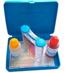estojo teste ph e cloro netuno para piscina (mp)