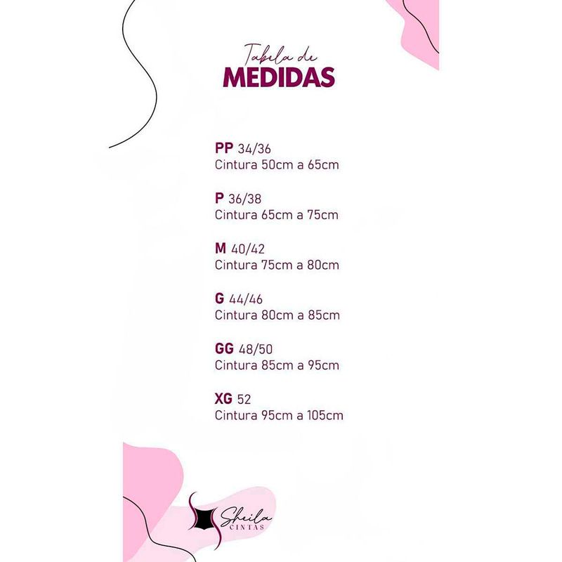 cinta masculina pp sheila cintas preto (mp)