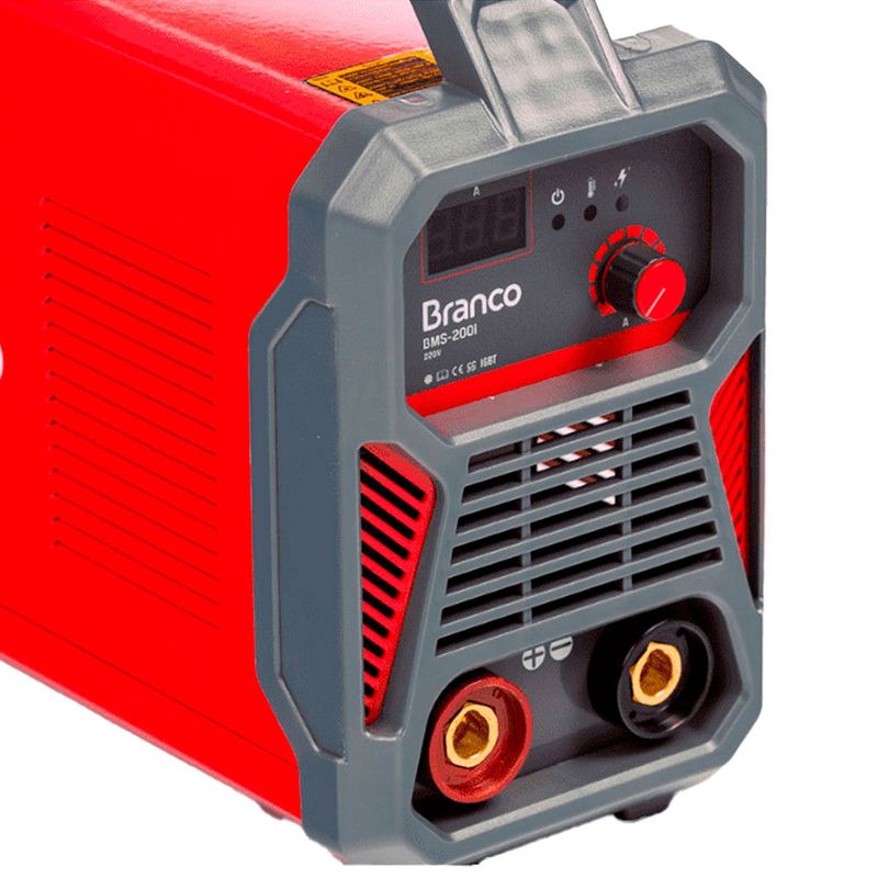 inversora de solda branco monofásica 200a 220v bms 200i (mp)