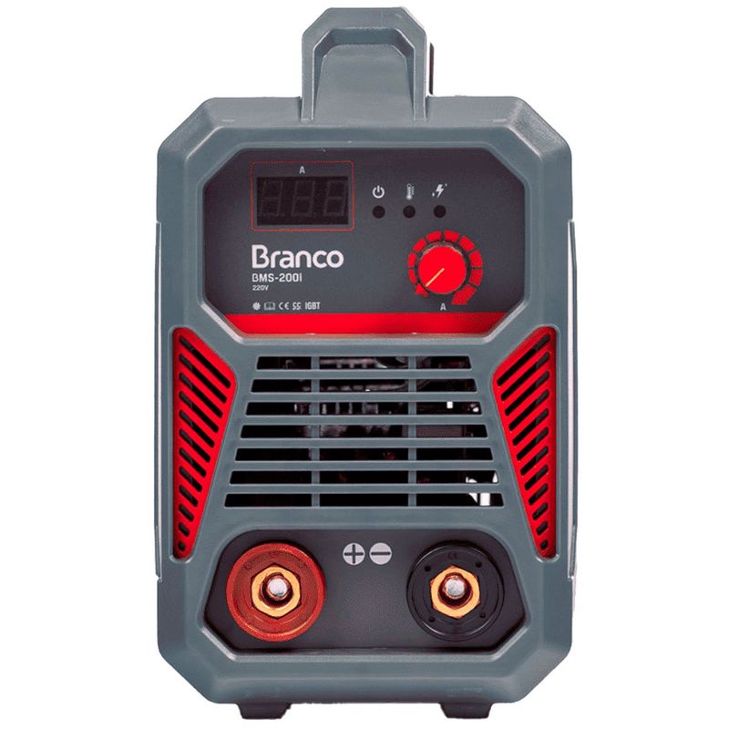 inversora de solda branco monofásica 200a 220v bms 200i (mp)