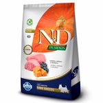 ração n&d pumpkin cães adultos raça mini cordeiro 2,5kg (mp)