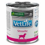 ração úmida vet life cães adultos struvite frango 300g (mp)