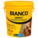 aditivo para chapisco bianco 18kg branco - vedacit (mp)