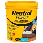 pintura impermeabilizante asfáltica neutrol base d'água 900ml - vedacit (mp)