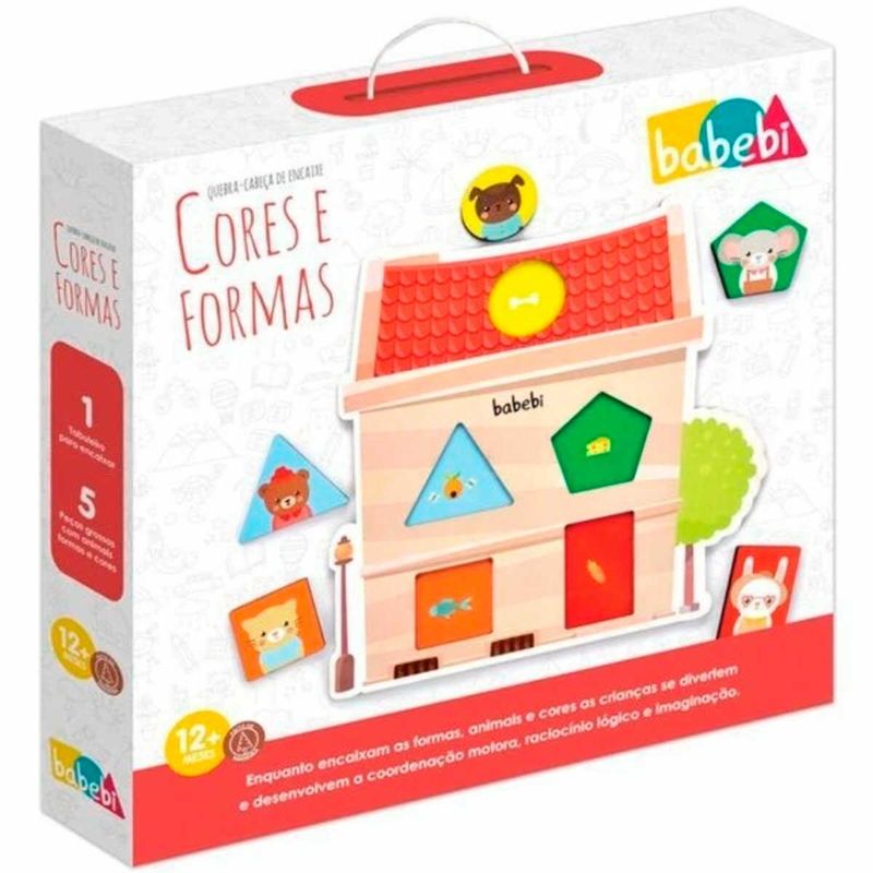 quebra-cabeça babebi encaixe cores e formas (mp)