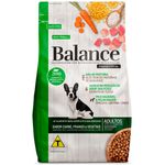 ração balance premium especial cães adulto raças pequenas carne 900g (mp)