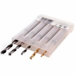jogo de brocas makita sds-plus para metal e madeira b-57532 5 peças (mp)