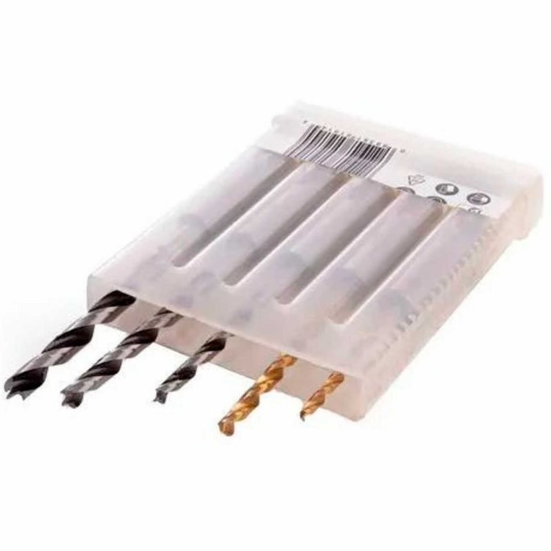 jogo de brocas makita sds-plus para metal e madeira b-57532 5 peças (mp)