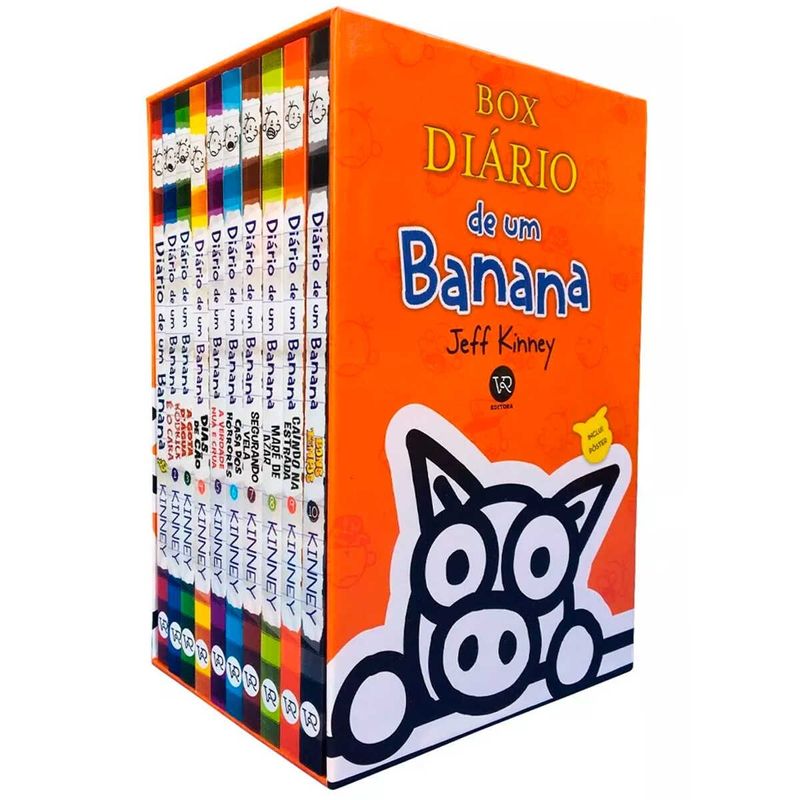 box diário de um banana volume 01 ao 10 - vr editora (mp)