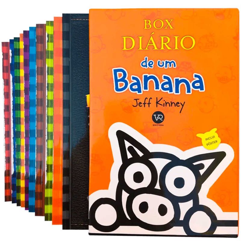 box diário de um banana volume 01 ao 10 - vr editora (mp)