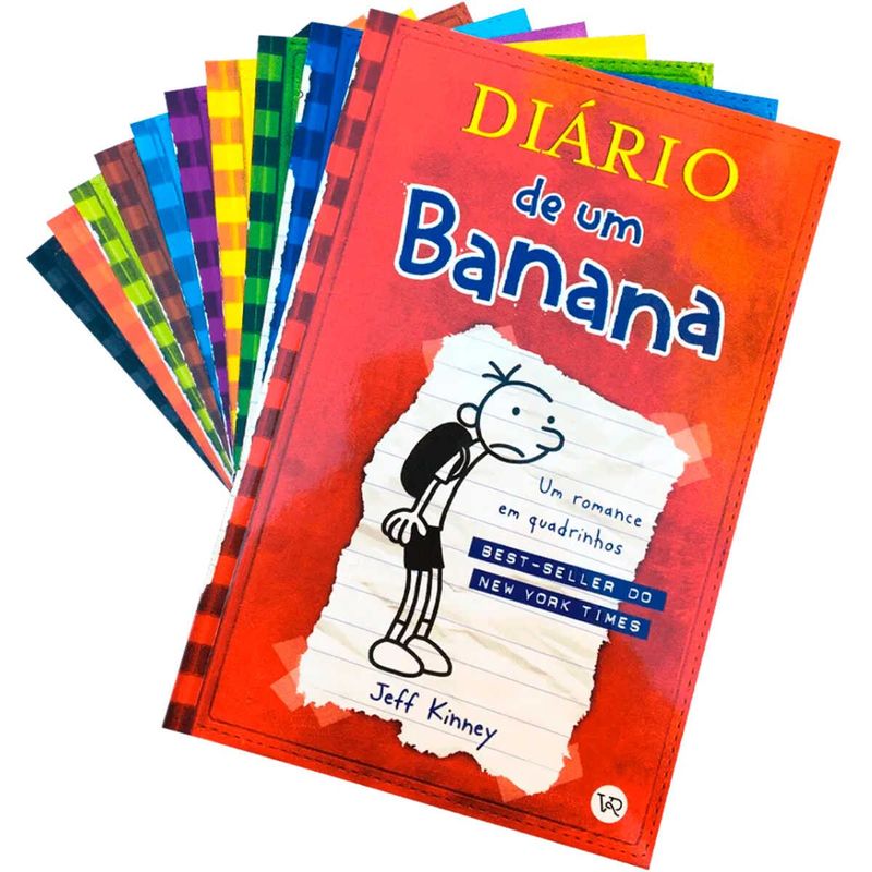 box diário de um banana volume 01 ao 10 - vr editora (mp)