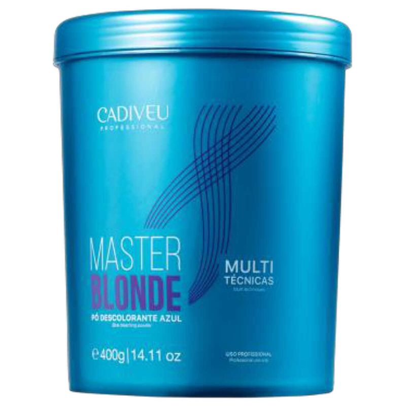pó descolorante cadiveu professional master blonde 400g (mp)