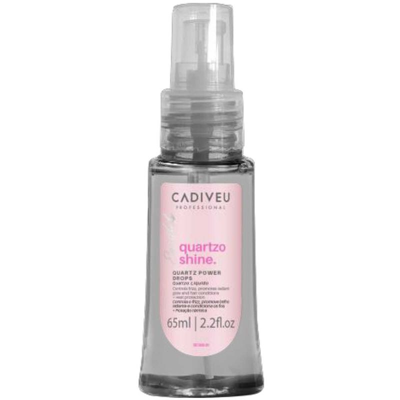 sérum condicionador cadiveu professional quartzo shine 65ml (mp)