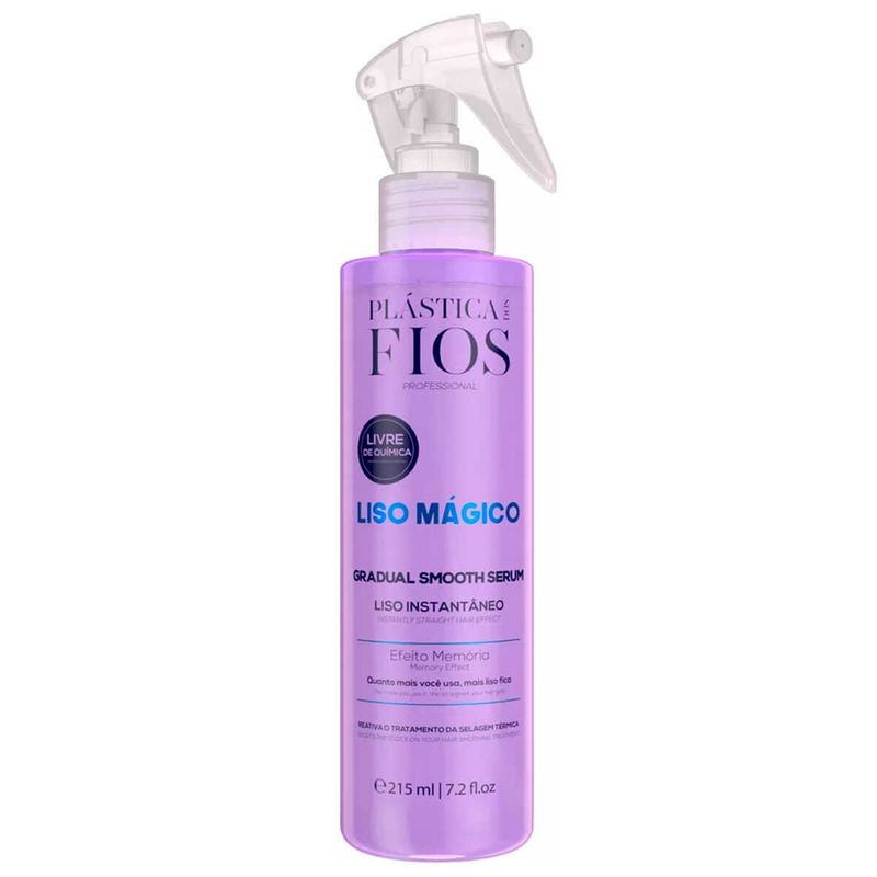 sérum plástica dos fios cadiveu professional liso mágico 215ml (mp)
