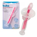 escova massageadora de gengiva buba baby rosa (mp)