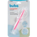 escova massageadora de gengiva buba baby rosa (mp)
