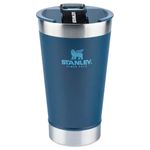 copo térmico stanley com tampa navy 473ml (mp)