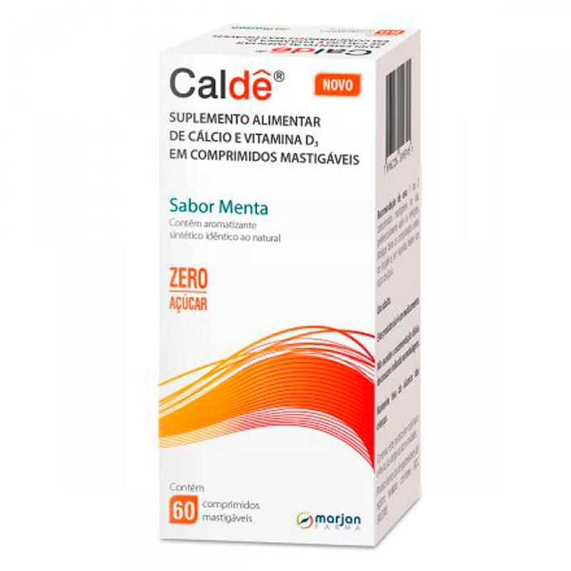 caldê 1500mg+400ui 60 comprimidos mastigáveis marjan similar