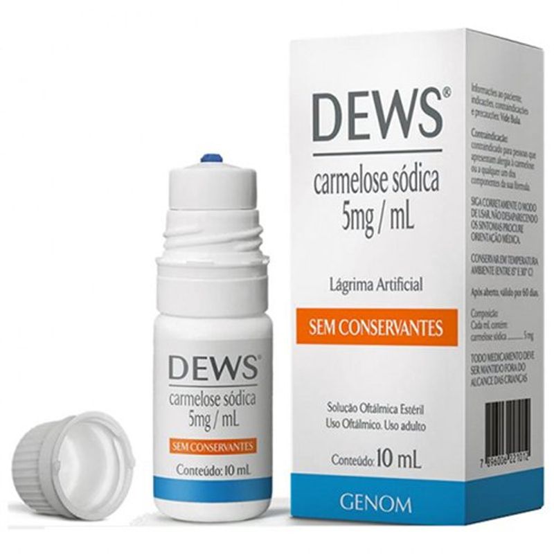 dews 5mg/ml solução oftálmica 10ml união química