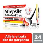 strepsils 8,75mg 24 pastilhas sabor mel e limão reckitt benckiser referência