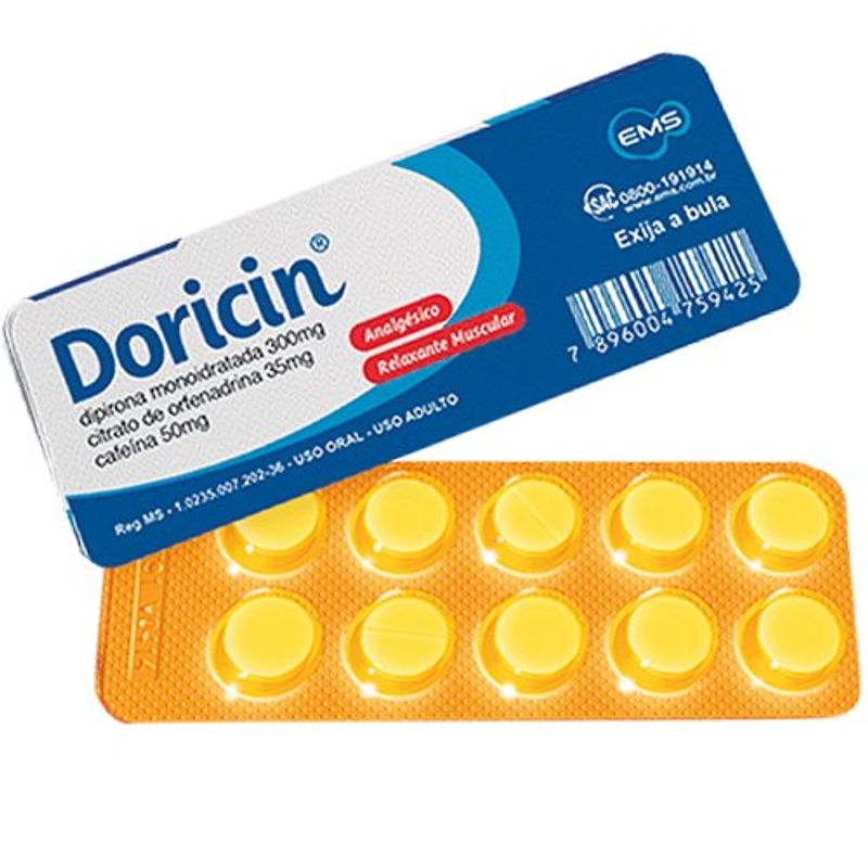 doricin 300+35+50mg 10 comprimidos ems similar