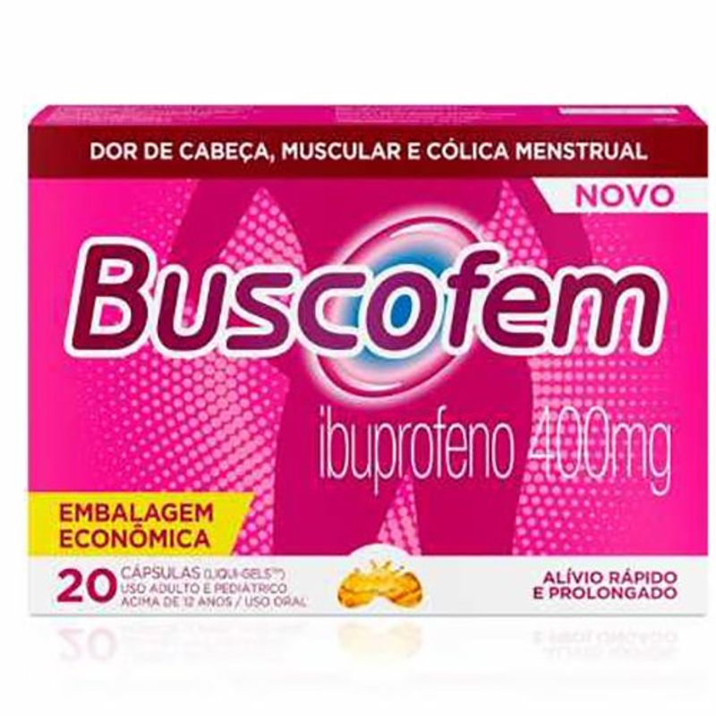 buscofem 400mg 20 cápsulas cosmed similar