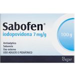 sabofen 7mg/g sabonete antisséptico 100g geyer