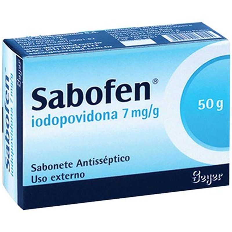 sabofen 7mg/g sabonete antisséptico 50g geyer