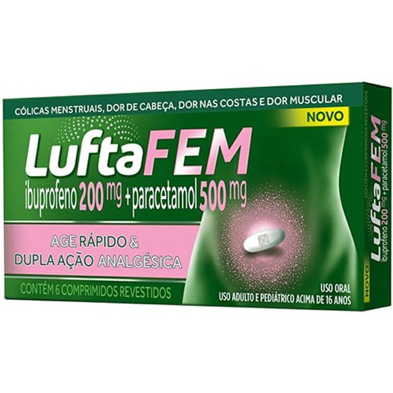 luftafem 200+500mg 6 comprimidos revestidos reckitt benckiser similar