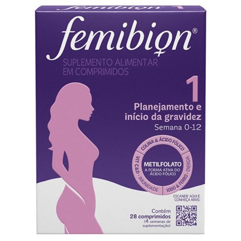 femibion 1 planejamento e início da gravidez 28 comprimidos