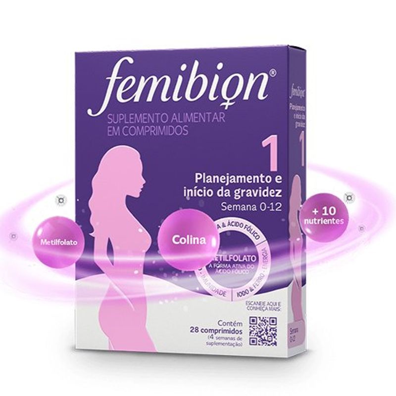 femibion 1 planejamento e início da gravidez 28 comprimidos
