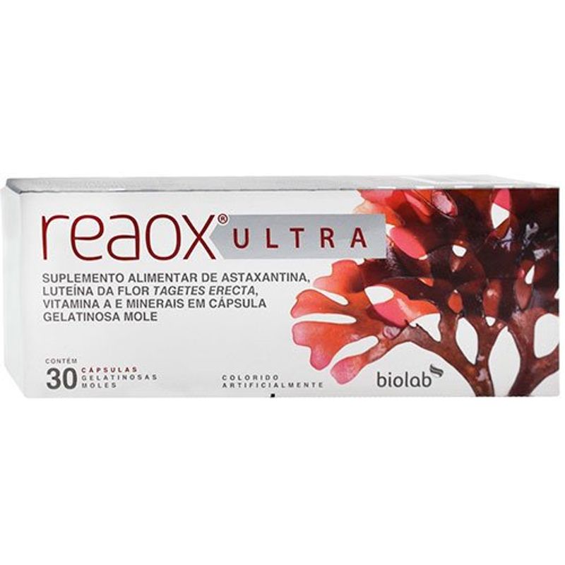 reaox ultra 30 cápsulas biolab