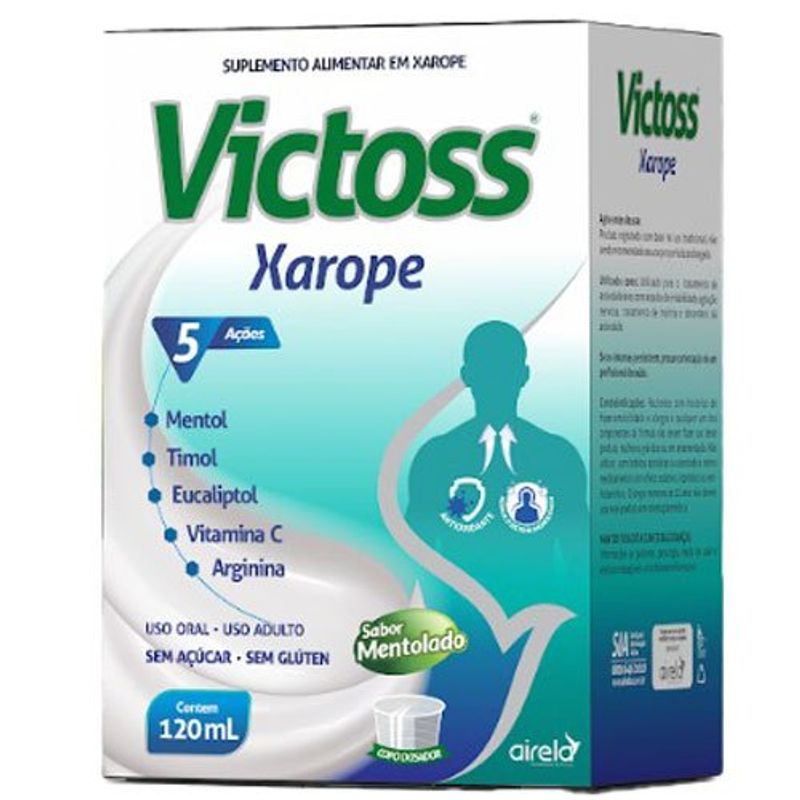 victoss xarope adulto 120ml airela