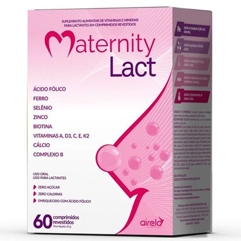 maternity lact 60 comprimidos revestidos airela