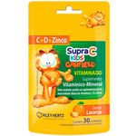 supra c kids garfield 30 unidades laranja kley hertz