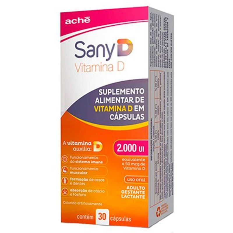 sany d 2.000ui 30 cápsulas ache