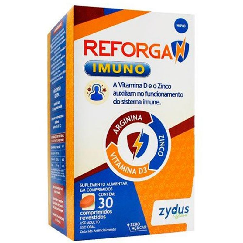 reforgan imuno 30 comprimidos zydus