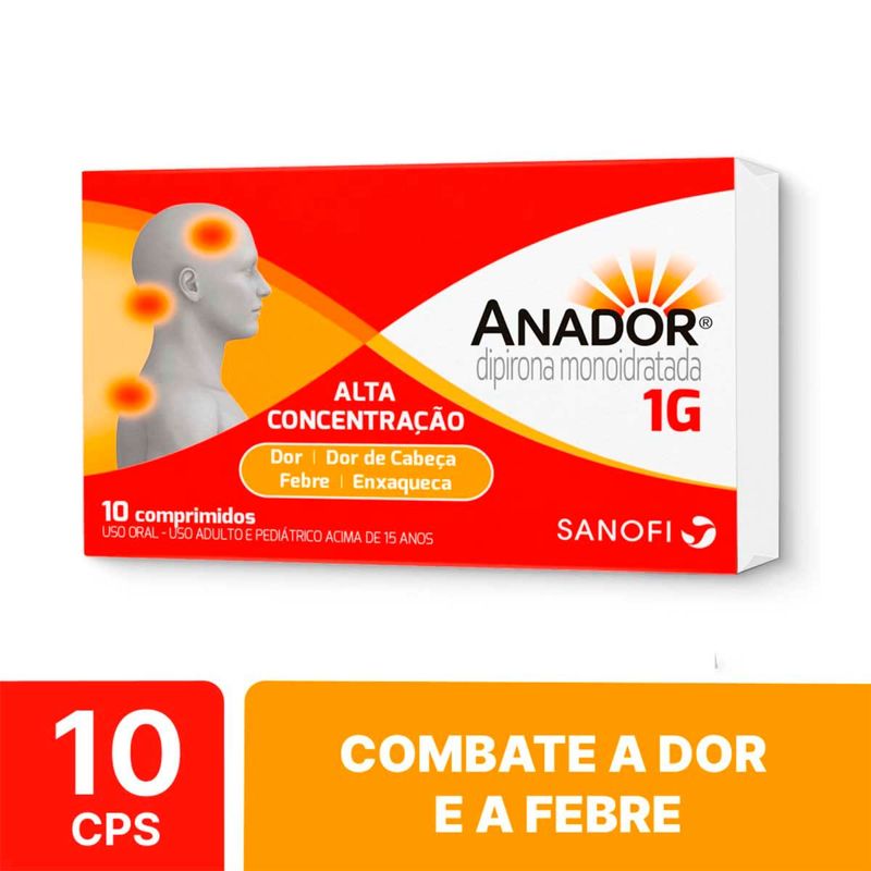anador 1g 10 comprimidos sanofi similar