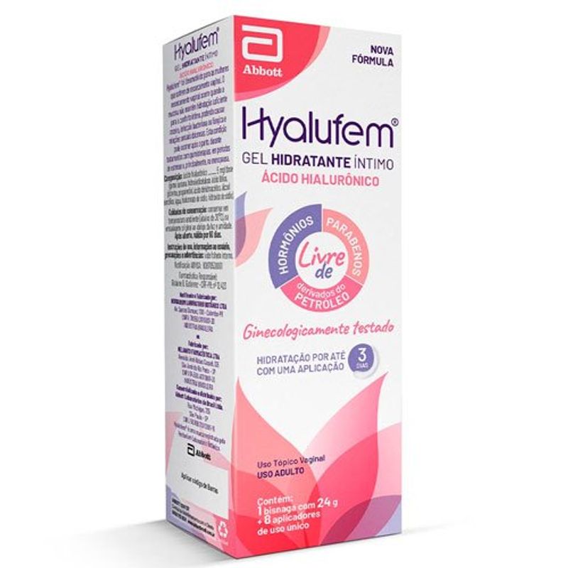 hyalufem 5mg/dose gel hidratante intravaginal 24g abbot