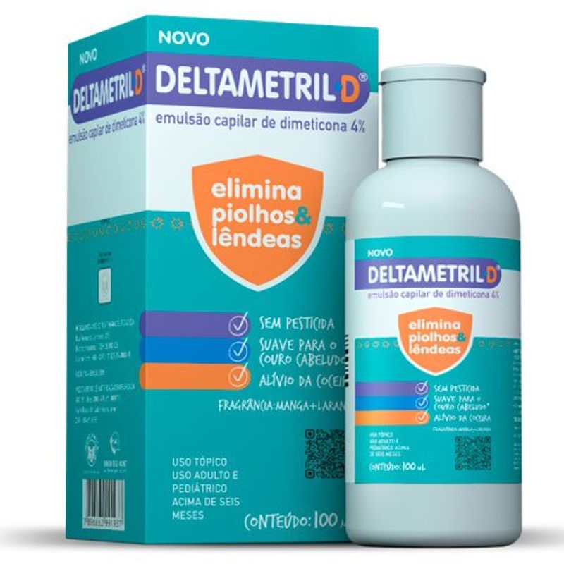deltametril d 4% emulsão capilar 100ml medquímica