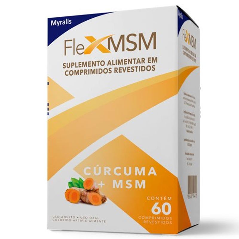 flex msm 60 comprimidos revestidos myralis pharma