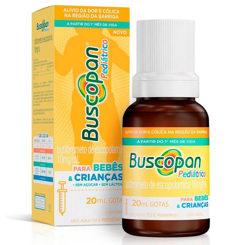 buscopan pediátrico 10mg/ml solução oral 20ml cosmed