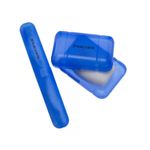 kit 02 peças marco boni saboneteira + porta escova dental - cores sortidas