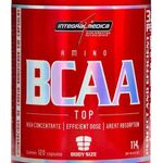 suplemento proteico aminoácido integralmédica bcaa top 120 cápsulas 118g