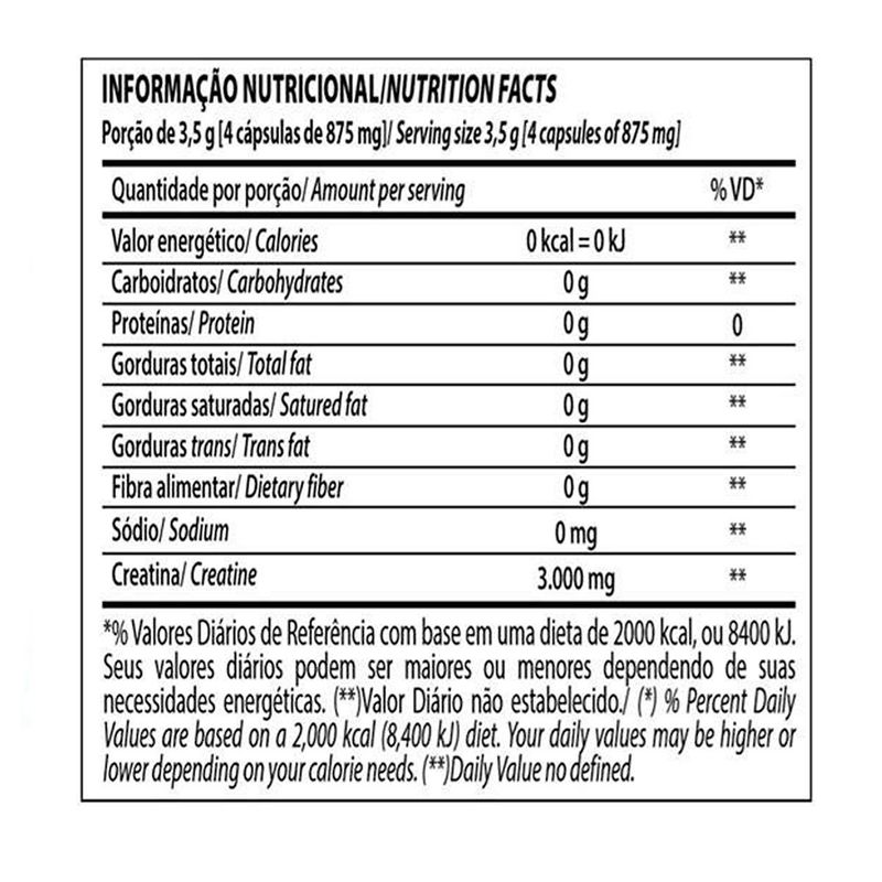 suplemento creatina integralmédica white 60 cápsulas