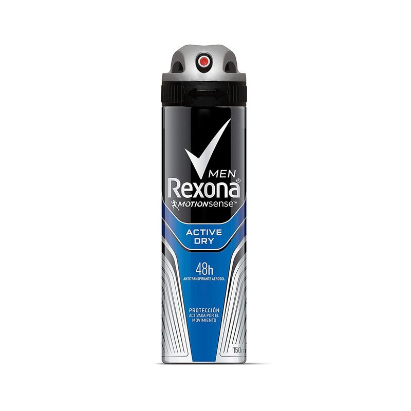 desodorante aerosol rexona men active masculino 90g