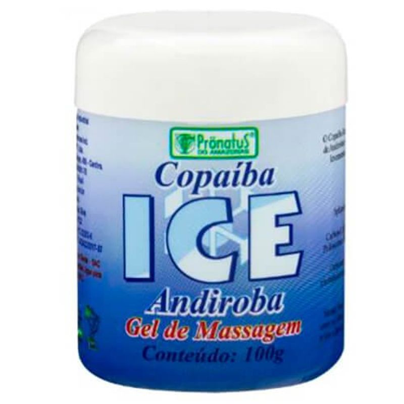 gel de massagem pronatus copaiba ice andiroba 100g