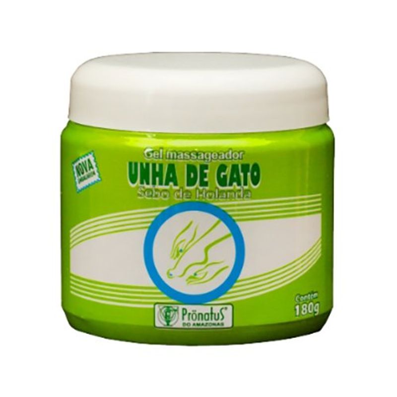 gel de massagem pronatus unha de gato 180g
