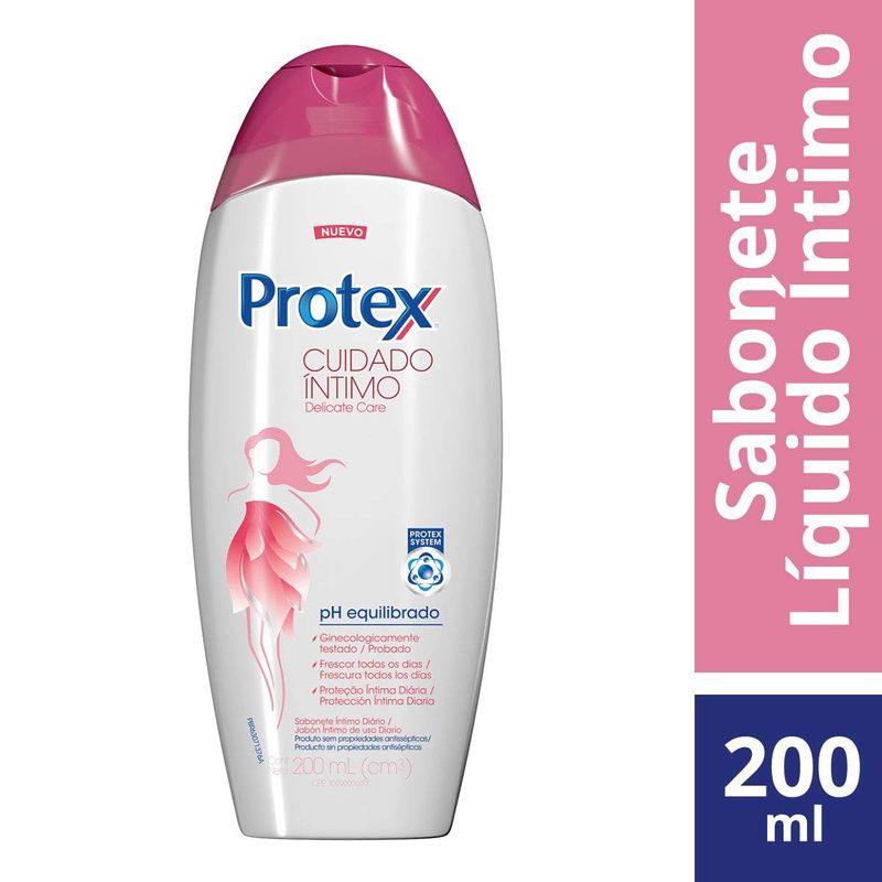 sabonete íntimo líquido protex delicate care 200ml